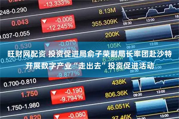 旺财网配资 投资促进局俞子荣副局长率团赴沙特开展数字产业“走出去”投资促进活动